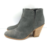 Giuseppe Zanotti Nicky Ankle Boots Gray Suede Size 38.5 Pointed Toe Booties
