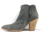 Giuseppe Zanotti Nicky Ankle Boots Gray Suede Size 38.5 Pointed Toe Booties