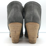 Giuseppe Zanotti Nicky Ankle Boots Gray Suede Size 38.5 Pointed Toe Booties