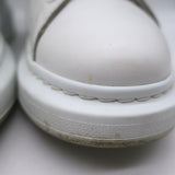 Alexander McQueen Oversized Sneakers White Leather & Leopard Suede Size 38