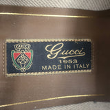 Gucci 1953 Horsebit Loafers Brown Burnished Leather Size 7.5 / US 10.5 NEW