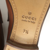 Gucci 1953 Horsebit Loafers Brown Burnished Leather Size 7.5 / US 10.5 NEW
