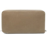 Hermes Silk'In Classique Long Wallet Etoupe Epsom Leather