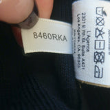 L'Agence Millie Cardigan Black Chevron Knit Size Small V-Neck Sweater