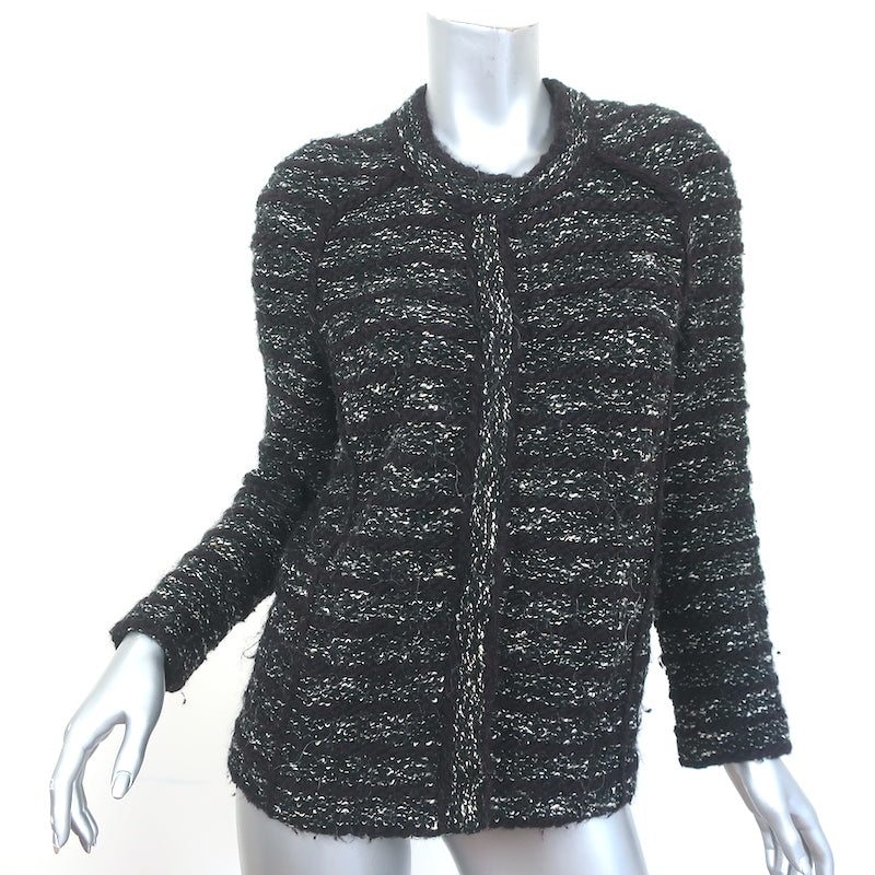 Buy Pre-owned & Brand new Luxury Striped wool-blend coat Online