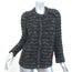 Isabel Marant Etoile Striped Boucle Jacket Iona Black/Purple Wool-Blend Size 40