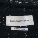 Isabel Marant Etoile Striped Boucle Jacket Iona Black/Purple Wool-Blend Size 40