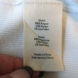 L'Agence Lucas Bell Sleeve Cardigan Cream Ribbed Knit Size Small V-Neck Sweater