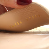 Gianvito Rossi Rikki Cork Sandals Tan Suede Size 39 Ankle Strap Heels