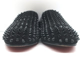 Christian Louboutin Dandelion Spikes Slip-On Loafers Black Suede Size 42