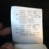 Alexander McQueen Peplum Coat Black Stretch Cotton Size 42 Button-Up Jacket