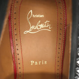 Christian Louboutin Dandelion Spikes Slip-On Loafers Black Suede Size 42