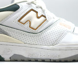 New Balance 550 Sneakers White/Green BB550PWC Size 9.5