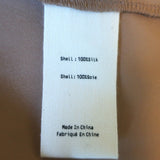 L'Agence Emmy Sleeveless Button-Up Blouse Macaroon Satin Size Extra Small NEW