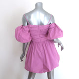 Jonathan Simkhai Sanam Puff Sleeve Mini Bubble Dress Opera Pink Size 2