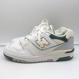 New Balance 550 Sneakers White/Green BB550PWC Size 9.5