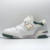 New Balance 550 Sneakers White/Green BB550PWC Size 9.5
