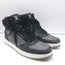 Louis Vuitton Rivoli High Top Sneakers Black & Gray Monogram Canvas Size 8.5