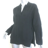 Hermes H-Intarsia Knit Sweater Black Virgin Wool Size 34