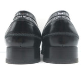 Christian Louboutin Montezupik Spike Studded Loafers Black Leather Size 41