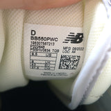 New Balance 550 Sneakers White/Green BB550PWC Size 9.5