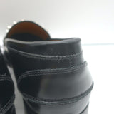 Christian Louboutin Montezupik Spike Studded Loafers Black Leather Size 41