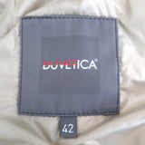 Duvetica Zip Hooded Down Coat Brown Size 42 Knee-Length Puffer Jacket
