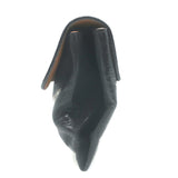 Chloe Turn Lock Clutch Black Patent & Brown Leather Bag