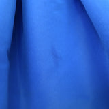 Alexander McQueen Ruffled Mini T-Shirt Dress Black Cotton & Blue Taffeta Size 42