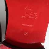 Christian Louboutin Montezupik Spike Studded Loafers Black Leather Size 41