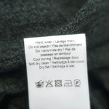 Lemaire Abiti Buttoned-Front Midi Dress Charcoal Wool-Blend Size Medium