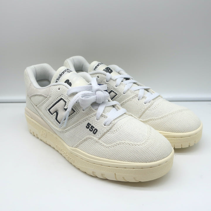New Balance 550 Hemp Sneakers Sea Salt BB550MDA Size 9 NEW