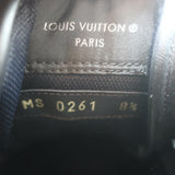 Louis Vuitton Rivoli High Top Sneakers Black & Gray Monogram Canvas Size 8.5