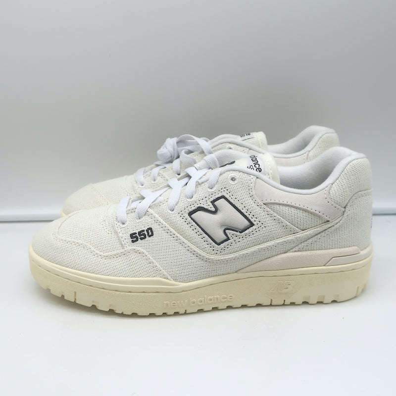New Balance 550 Hemp Sneakers Sea Salt BB550MDA Size 9 NEW