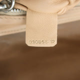 Chloe Turn Lock Clutch Black Patent & Brown Leather Bag