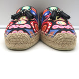 Christian Louboutin Relax Max Espadrilles Multicolor Printed Canvas Size 41