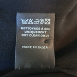 Isabel Marant Blouse Maeva Black Embroidered Silk Size 40 Long Sleeve Top