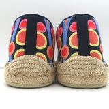 Christian Louboutin Relax Max Espadrilles Multicolor Printed Canvas Size 41