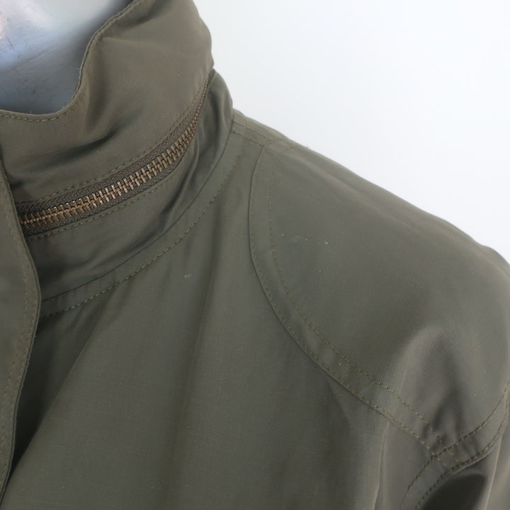 Paper Denim &amp; Cloth Zip-Sleeve Hooded Jacket Army Green Size Small