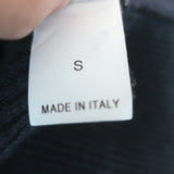 Brunello Cucinelli Cropped Turtleneck Sweater Blue Gray Wool-Cashmere Size Small