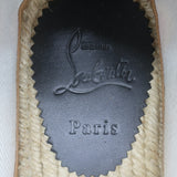 Christian Louboutin Relax Max Espadrilles Multicolor Printed Canvas Size 41