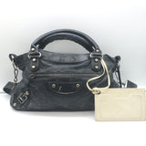 Balenciaga Classic First Bag Black Leather Small Shoulder Bag