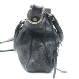 Balenciaga Classic First Bag Black Leather Small Shoulder Bag