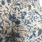 Isabel Marant Etoile Ruffled Button Down Shirt Beige Printed Linen Size 38