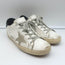 Golden Goose Superstar Sneakers White Leather with Black Heel Tab Size 37