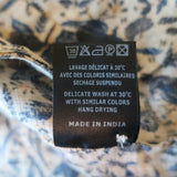 Isabel Marant Etoile Ruffled Button Down Shirt Beige Printed Linen Size 38