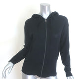 Zadig & Voltaire Sixtine Cashmere Crystal Skull Hoodie Black Size Extra Small