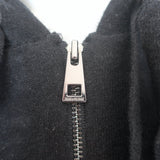 Zadig & Voltaire Sixtine Cashmere Crystal Skull Hoodie Black Size Extra Small