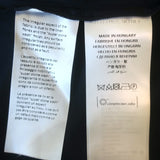 Stella McCartney Ruffled Mini Skirt Navy Cotton-Blend Size 44