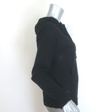 Zadig & Voltaire Sixtine Cashmere Crystal Skull Hoodie Black Size Extra Small